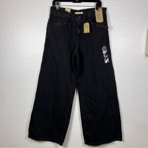 Levi's Women’s 94’ Baggy Wide Leg Fit Black Jeans Size 30 x 31